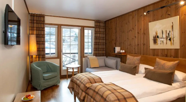Двухместный номер с балконом Flåmsbrygga Hotel