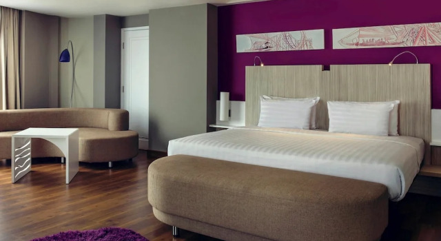 Luxo Casal quarto varanda e com vista para o oceano Mercure Convention Centre Ancol