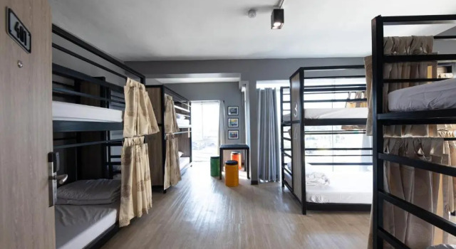 Кровать в общем номере SLEEP TO FLY HOTEL & HOSTEL suvarnabhumi airport