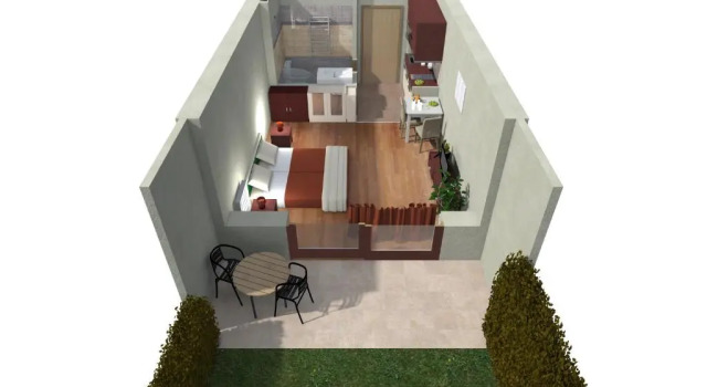 Студия Alpe-Adria Apartments