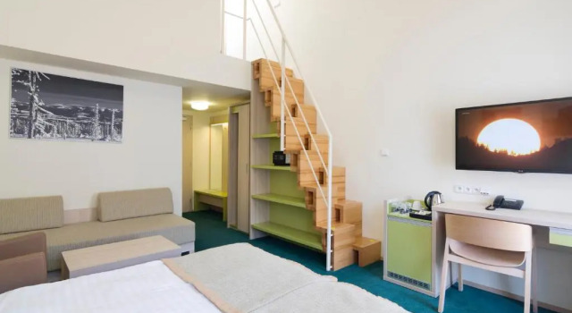 Четырёхместный номер Standard Peras Wellness Hotel