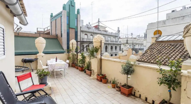 Апартаменты Atico de lujo plaza ayuntamiento pet friendly
