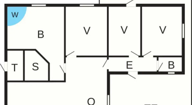 Коттедж 6 Person Holiday Home in Lokken-by Traum