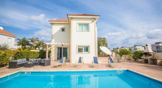 Вилла Villa Protaras Kentro Lovely 3BDR Protaras Villa with private pool Close to Fig Tree Bay