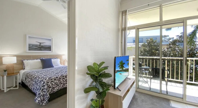 Апартаменты с 2 комнатами с балконом Seashells Apartments Merimbula