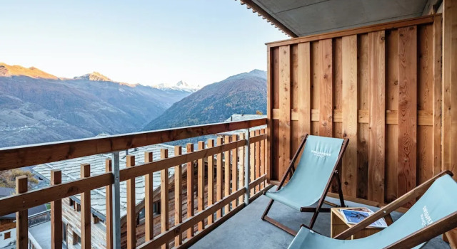 Апартаменты с балконом SWISSPEAK Resorts by Pierre & Vacances Premium Thyon