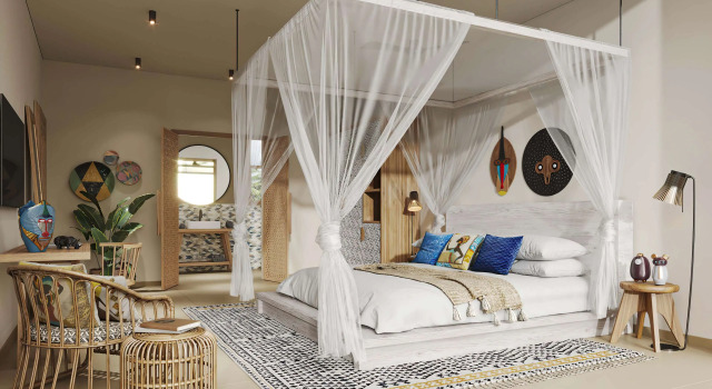 Двухместный номер Superior с видом на сад Курортный отель Toa Spa Zanzibar