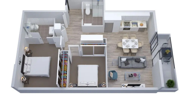 Апартаменты Deluxe с 2 комнатами Manhattan Apartments - Caulfield North