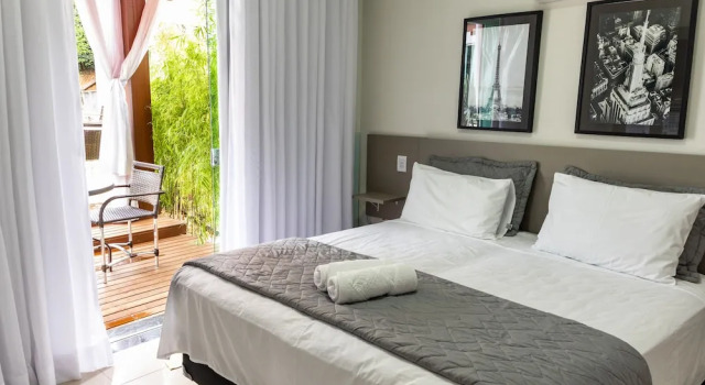 Двухместный люкс с красивым видом из окна Escarpas Eco Village