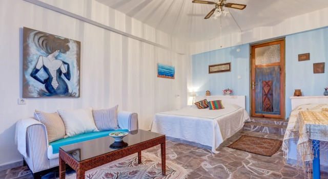 Трёхместный номер Standard с балконом и с видом на море Mavi Keci Otel