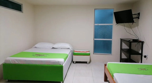 Трёхместный номер Standard с балконом Ecocabañas Manguare
