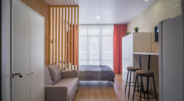 Студия Well Apartments (Вэлл Апартментс) на улице Североморская