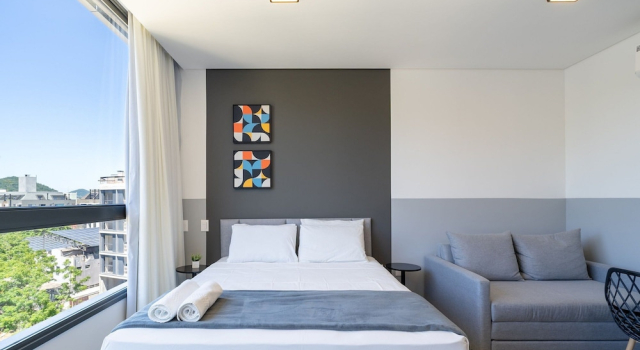 Studios in Condo w/ Pool 150m From the Beach in Jurere - PTE