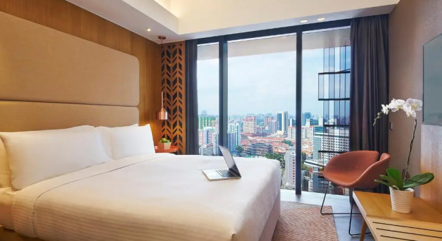 Двухместный номер Deluxe Oasia Hotel Downtown, Singapore by Far East Hospitality