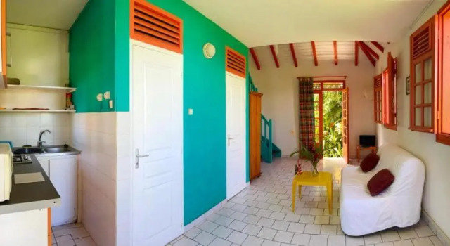 Maison d'une chambre avec vue sur la mer piscine partagee et jardin clos a Sainte Rose, Prenota Hotel Hotel a Basse-Terre con piscina, Piscina