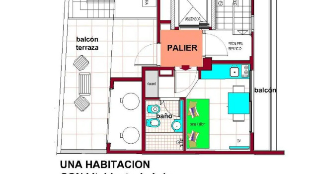 Студия Le Batiment Apartments