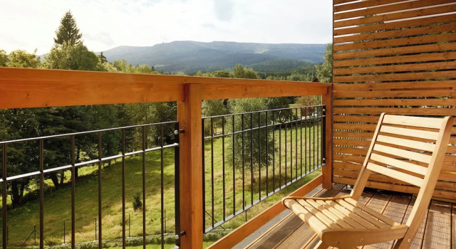 Двухместный номер Standard с балконом и с видом на горы Aparthotel Cristal Resort Szklarska Poręba by Zdrojowa