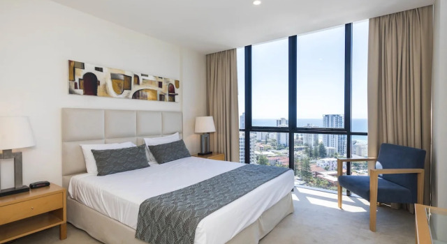 Номер Standard с 3 комнатами с балконом и с видом на океан Aria Apartments