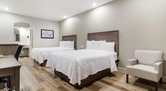 Четырёхместный номер Superior с видом на океан Red Roof Inn PLUS + Galveston - Beachfront