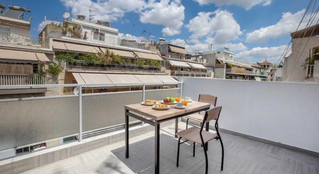Двухместный люкс Comfort Studio penthouse near Acropolis by GHH