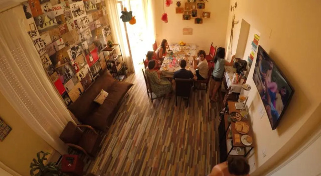 Кровать в общем номере Victoria House Hostel
