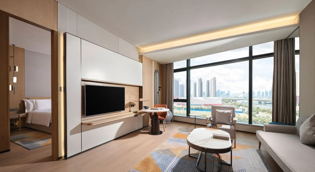 Двухместный люкс c 1 комнатой EVEN Hotel Nanjing Yangtze River by IHG