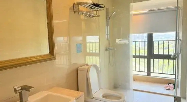 Люкс Huizhou Double Moon Bay Evening Wind Holiday Sea View Apartment