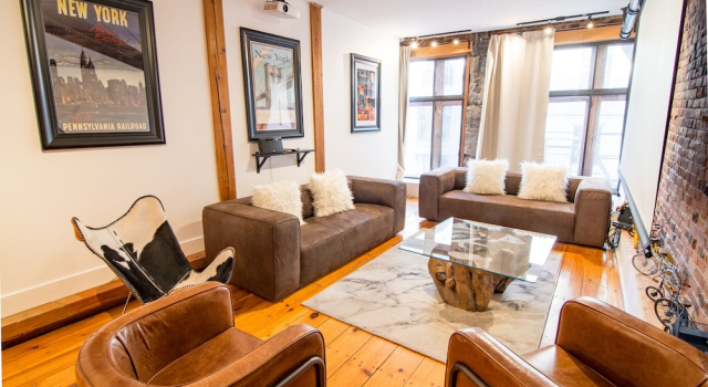 1858 Upscale Lofts in Old Montreal by Nuage, Book Lejlighed Lejligheder i Montreal, nær Clock Tower Beach, Lejlighed