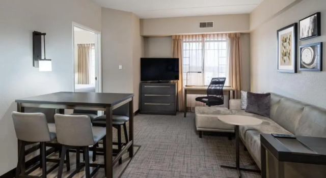 Двухместный люкс c 1 комнатой Residence Inn by Marriott Chicago Oak Brook