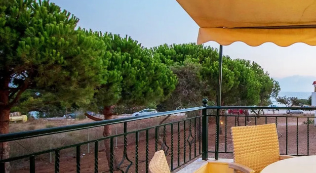 Вилла Superior с балконом и с видом на море Romanos Beach Villas