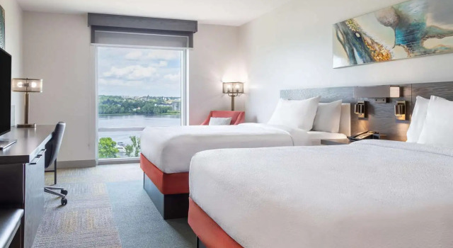 Номер Standard с видом на реку Hilton Garden Inn Fredericton