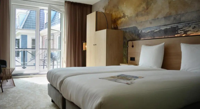 Двухместный номер Deluxe с балконом Fletcher Strandhotel Haamstede