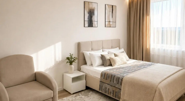 Двухместные апартаменты c 1 комнатой Апартаменты Privi House  на Парковой 5а