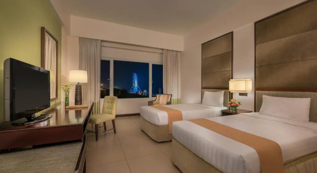 Deluxe Kahden hengen huone Taal Vista Hotel