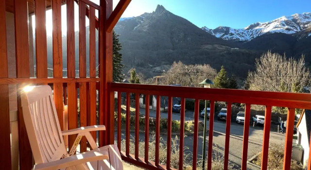 T2 Bis 40m2 5p. Vue. Balcon. Parking. Piscine Ete., Rezervasyon Daire Pyrenees National Park otoparklı oteller, Otopark