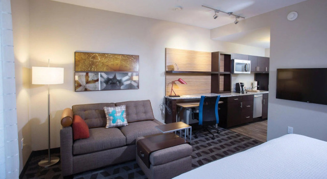 Двухместная студия TownePlace Suites by Marriott Southern Pines Aberdeen