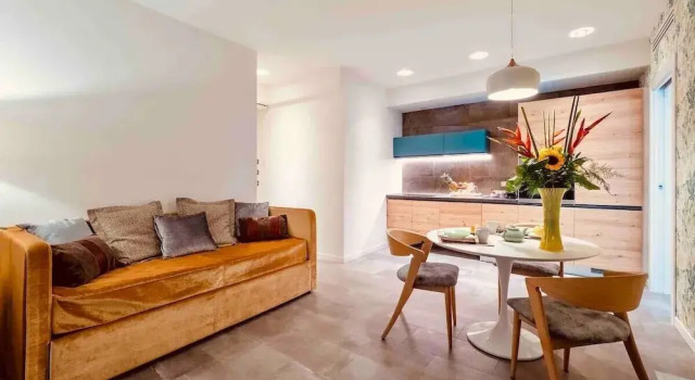 Апартаменты с 2 комнатами с балконом Venice Green Residence