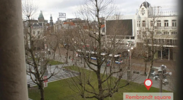 Кровать в общем номере City Hotel Amsterdam