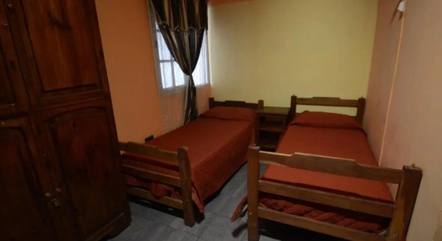 Кровать в общем номере Hostal Namaste
