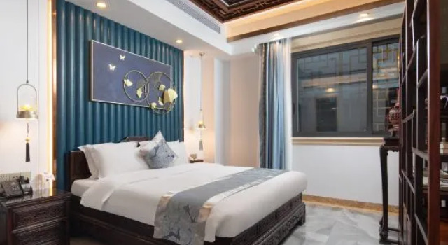 Люкс Luxury с 2 комнатами с видом на реку Han Ting Bie Yuan Resort Hotel