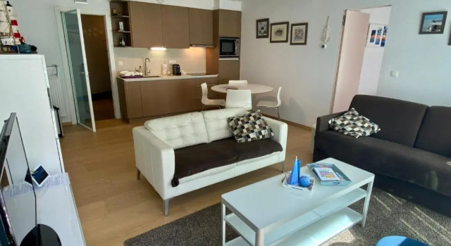 Апартаменты Even naar zee Nieuwpoort Appartement Waterkant