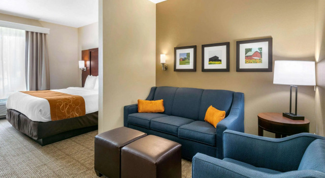 Двухместный люкс Comfort Suites Hopkinsville near Fort Campbell