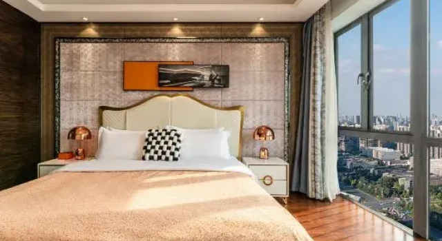 Люкс Deluxe с 4 комнатами Chengdu Laien holiday Suite Apartment