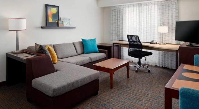 Двухместная студия Residence Inn Saint Louis Airport / Earth City