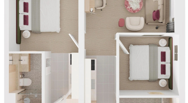 2 slaapkamers Appartement Punthill Epping