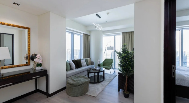 Chic 1BR in Dubai Marina w Direct Mall Access, Забронировать Апартаменты/квартира Апартаменты Эмирата Дубая, рядом с Dubai Marina Yacht Club, Апартаменты/квартира