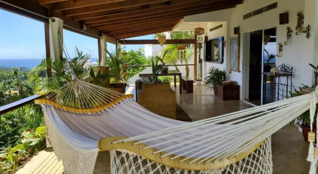 Villa Solymar, Book Villa Sommerhuse i Las Terrenas, Hytte