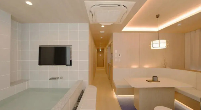 Семейный люкс с видом на город UH Suite Namba Station The Spa