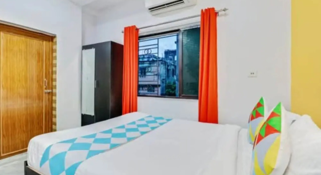 Habitación doble De lujo con vista a la ciudad Goroomgo M M Guest House Howrah Kolkata
