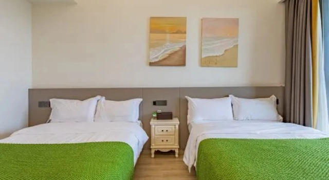 Люкс с 3 комнатами с видом на сад Xinhai Sea View Swimming Pool Villa（Poly Jinchowan Store）